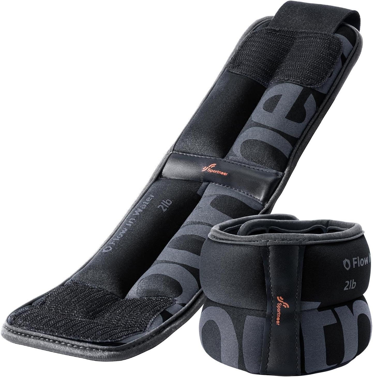 Sportneer Ankle Weights - Comfortable 4/10 lbs Pair for Strength Training, Dancing & Fitness Workouts