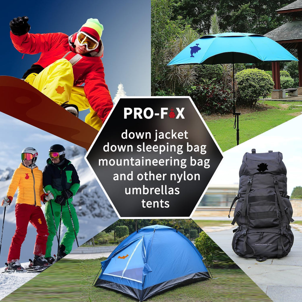 OSDAMCHEN Down Jacket Repair Patch Kit - Waterproof Self-Adhesive Nylon Patches for Puffer Jackets & Gear | 8 Sheets