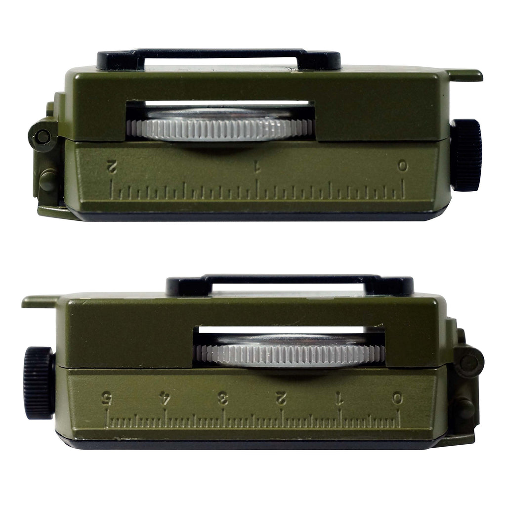 SE Military Lensatic and Prismatic Sighting Survival Emergency Compass with Pouch - CC4580