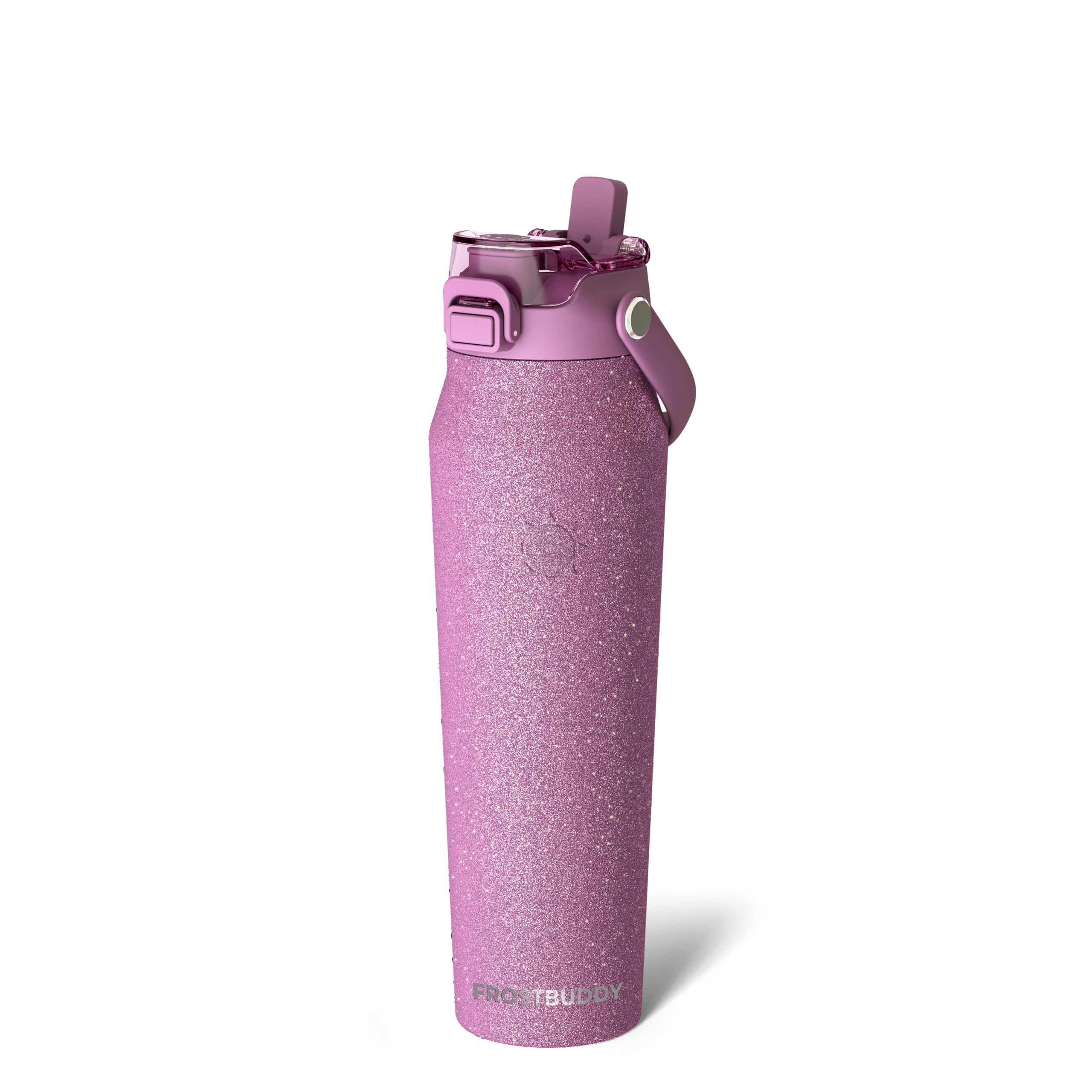 Frost Buddy 32oz Insulated Water Bottle with Straw & Chug Lid | Leak-Proof Stainless Steel | 24-Hours Cold | Sweat-Proof, Cup Holder Friendly | Ideal for Gym, Travel, Sports & Everyday Hydration