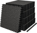 AIRHOP Exercise Equipment Mats - 0.56in Thick Interlocking Puzzle Tiles | 192 Sq Ft Gym Flooring, Heavy-Duty EVA Foam, 24 x 24in