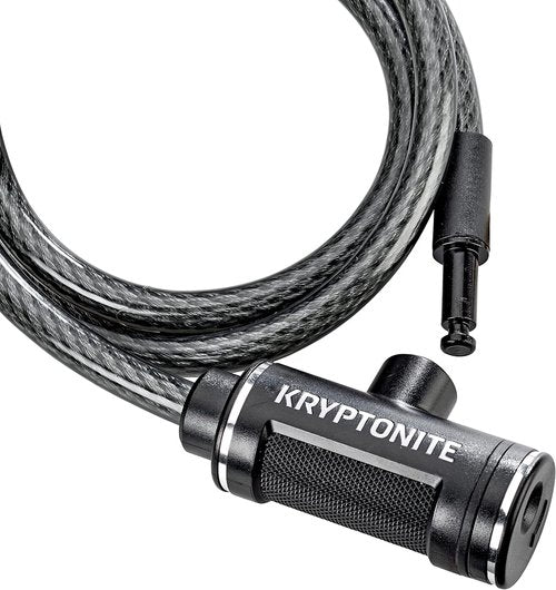 Kryptonite Bike Lock Cable - 6ft Braided Steel Anti-Theft Security Lock for Bicycles & Outdoor Equipment