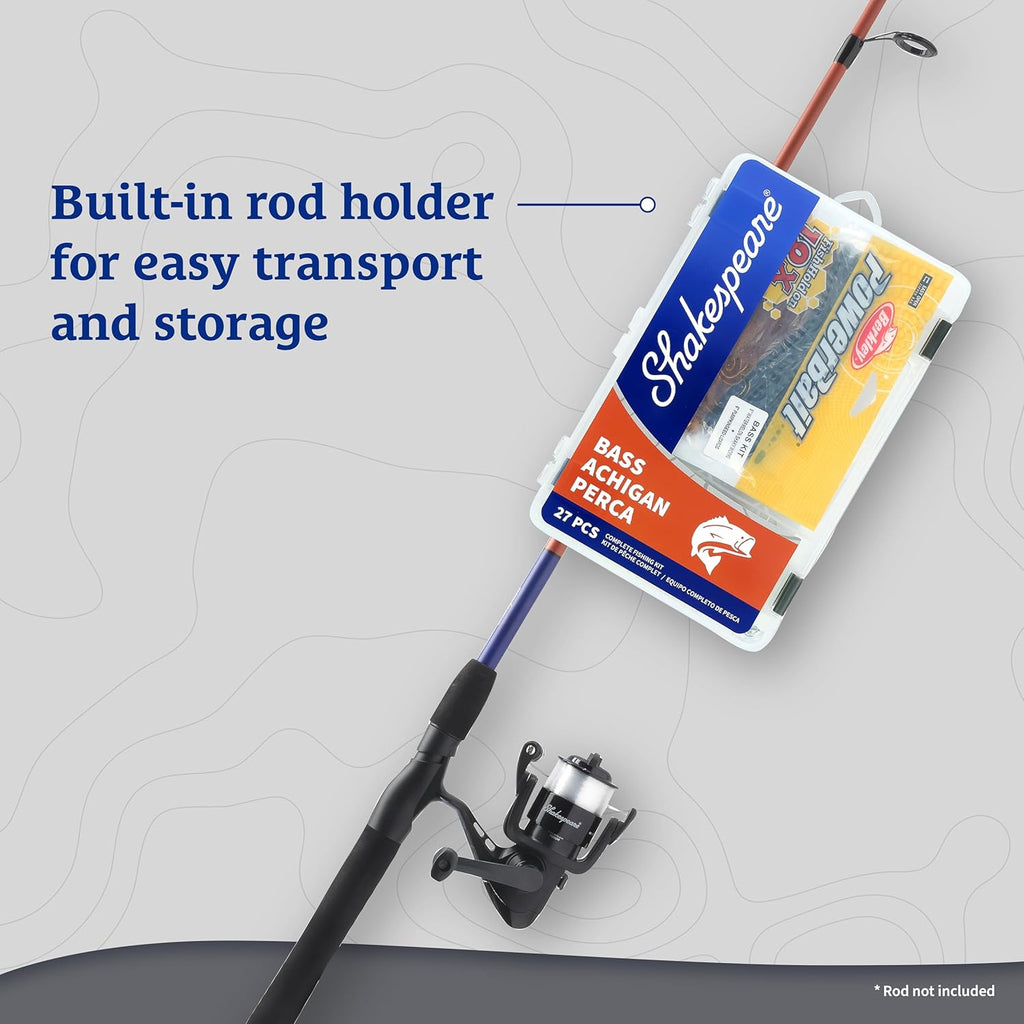 Shakespeare Fishing Tackle Kit - Catch More Fish with Essential Gear | Complete Set