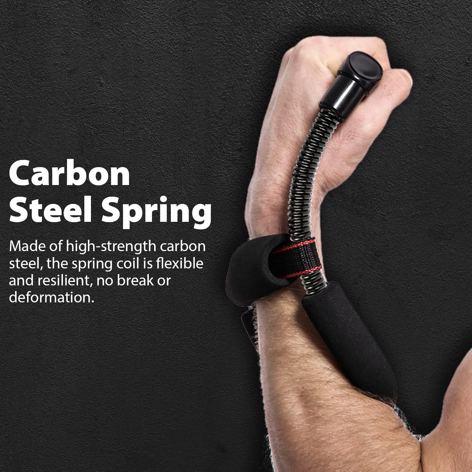 Sportneer Forearm Strengthener - Adjustable Tension Wrist Exerciser for Enhanced Grip Strength | Home Gym Equipment