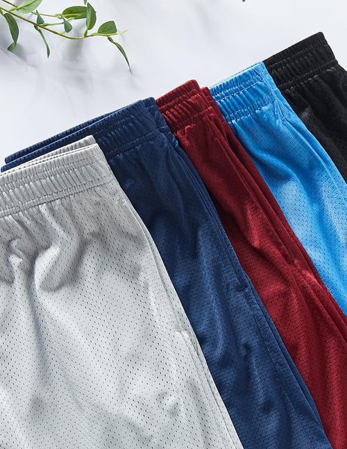 Liberty Pro Men's Athletic Shorts - 9 Inch Inseam, Quick Dry Mesh Basketball Gym Shorts with Pockets
