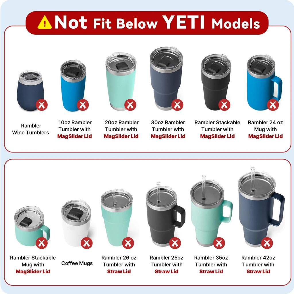 Prurex 30 oz Stronghold Lid for YETI Rambler Travel Mug, Screw On Top Lids Replacement for YETI 30oz Thread Travel Mug, BPA-Free Tritan (1 Pack)