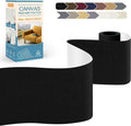 KING MOUNTAIN Canvas Repair Tape - Waterproof Self-Adhesive Patch for Outdoor Gear | 4x63 Inches (Black)