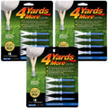 4 Yards More Golf Tee (3 1/4") 3 Pack (12 Tees)