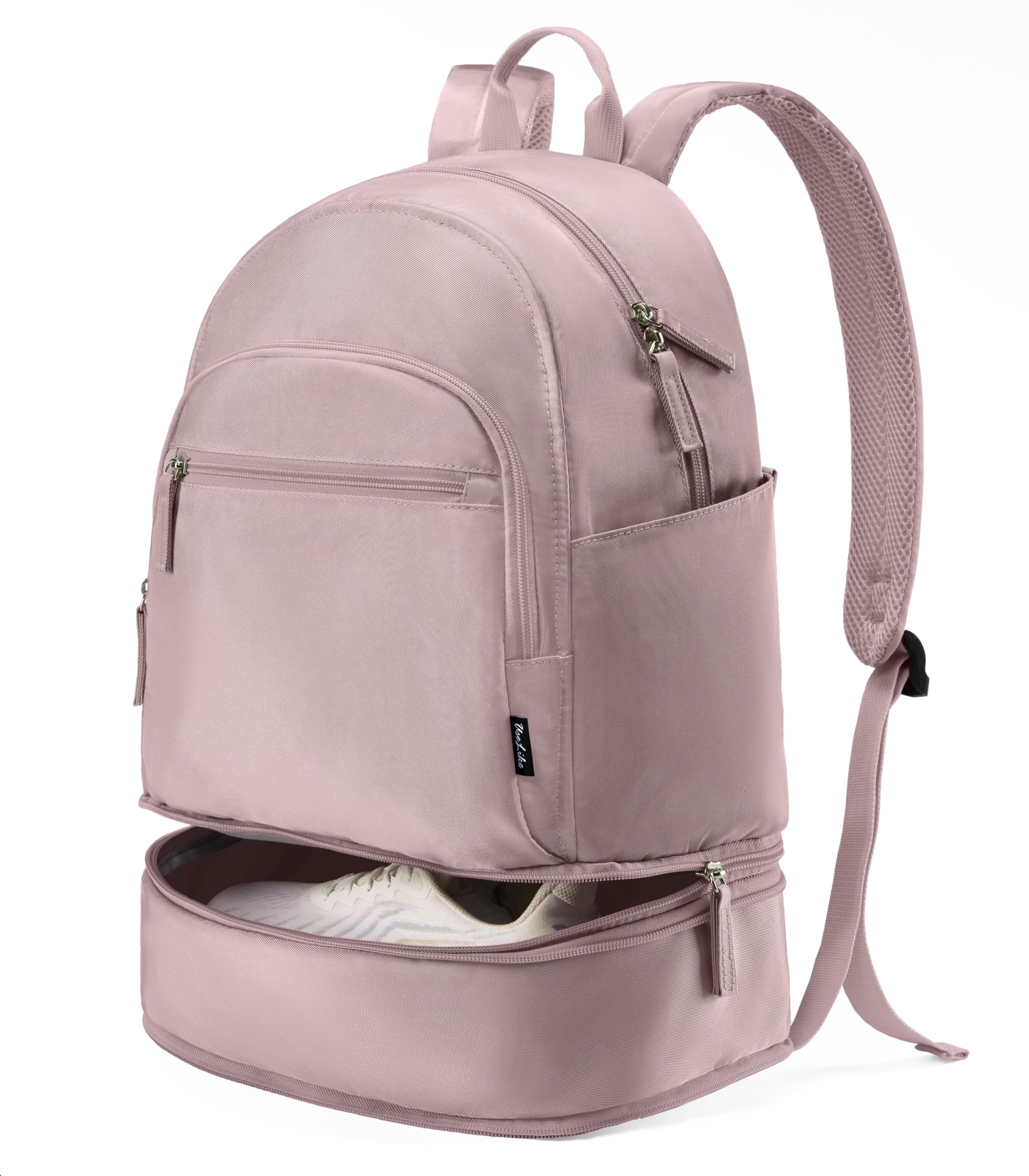 Uselike Gym Backpack for Women Men, Lightweight Gym Bag with Shoe Compartment, Waterproof Workout Backpack with Wet Pocket