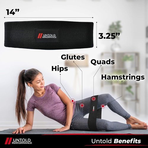 Heavy Resistance Bands - Premium Hip Bands for Strength, Flexibility & Glute Workouts