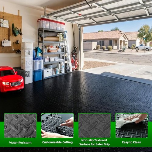 Art3d EVA Interlocking Exercise Mats - 24" x 24" Thick Foam Puzzle Flooring for Gym & Training | 6 & 12 Pack