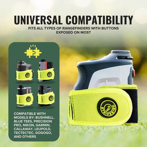 Stripebird - 2.0 Slim Magnetic Golf Rangefinder Strap (Volt - Form Fitting & No Buckle Strap)