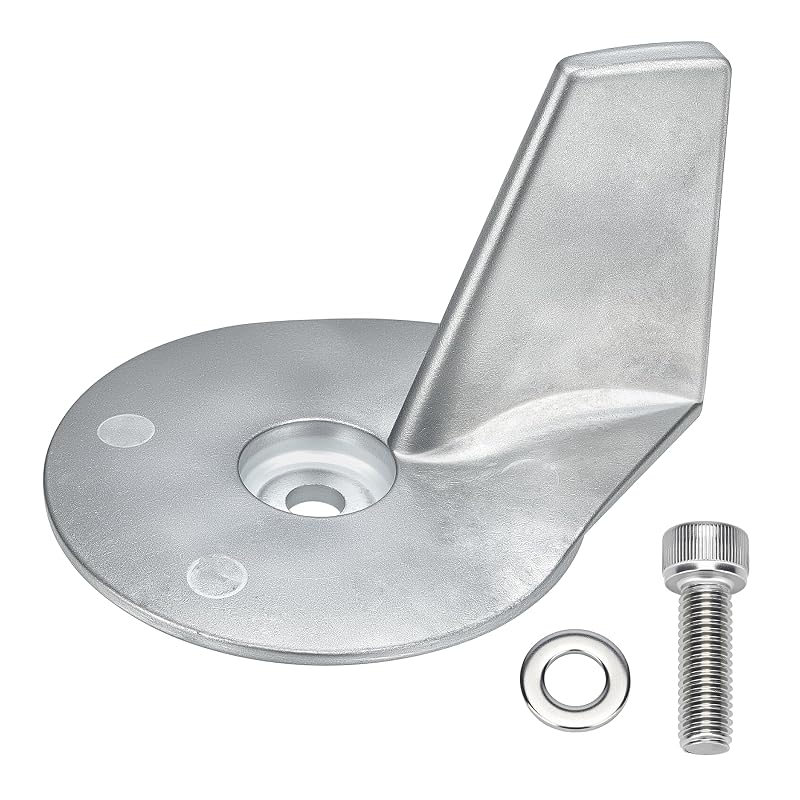 Trim Tab Anode for Outboard Motors 25-50HP Zinc Alloy Replacement | 822157T2/822157C2