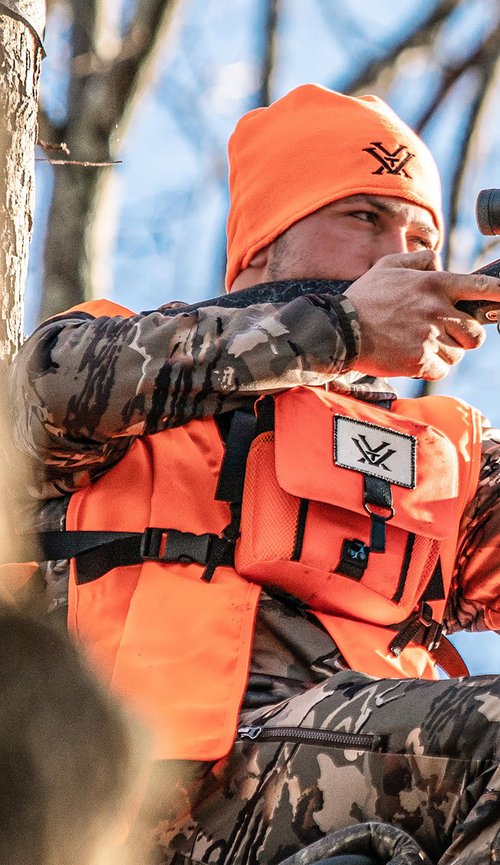 Vortex Blaze Orange Hunting Vest & Beanie Combo