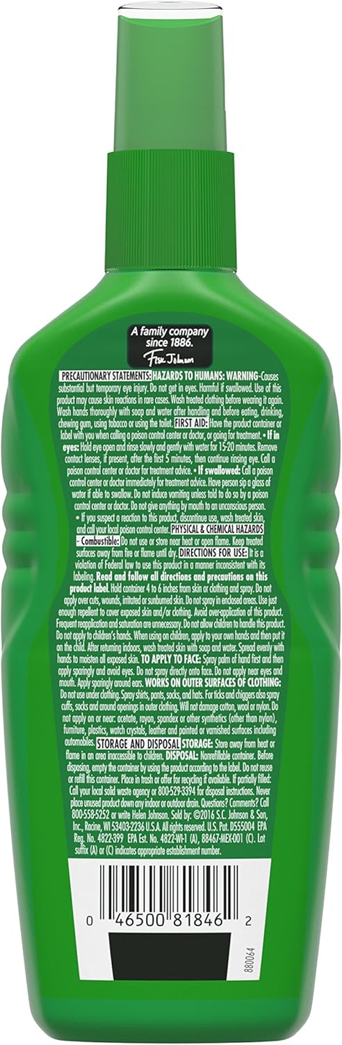 OFF! Deep Woods Insect Repellent Spray - Long-Lasting Mosquito Protection, 6 oz