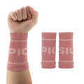 PICSIL - Cotton Sports Wristbands | Absorbent and Breathable | Ideal for Gym, Cross Training, Running and Tennis | Use with Grips | Unisex Design | Canyon