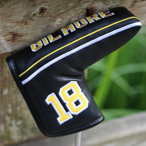 Golf Club Covers, Funny Leather Driver Headcover, Fairway Wood, 3 Wood, Hybrid, Fits Mallet Blade Putter Head Covers, Alignment Stick Cover, Headcovers Set (Blade)