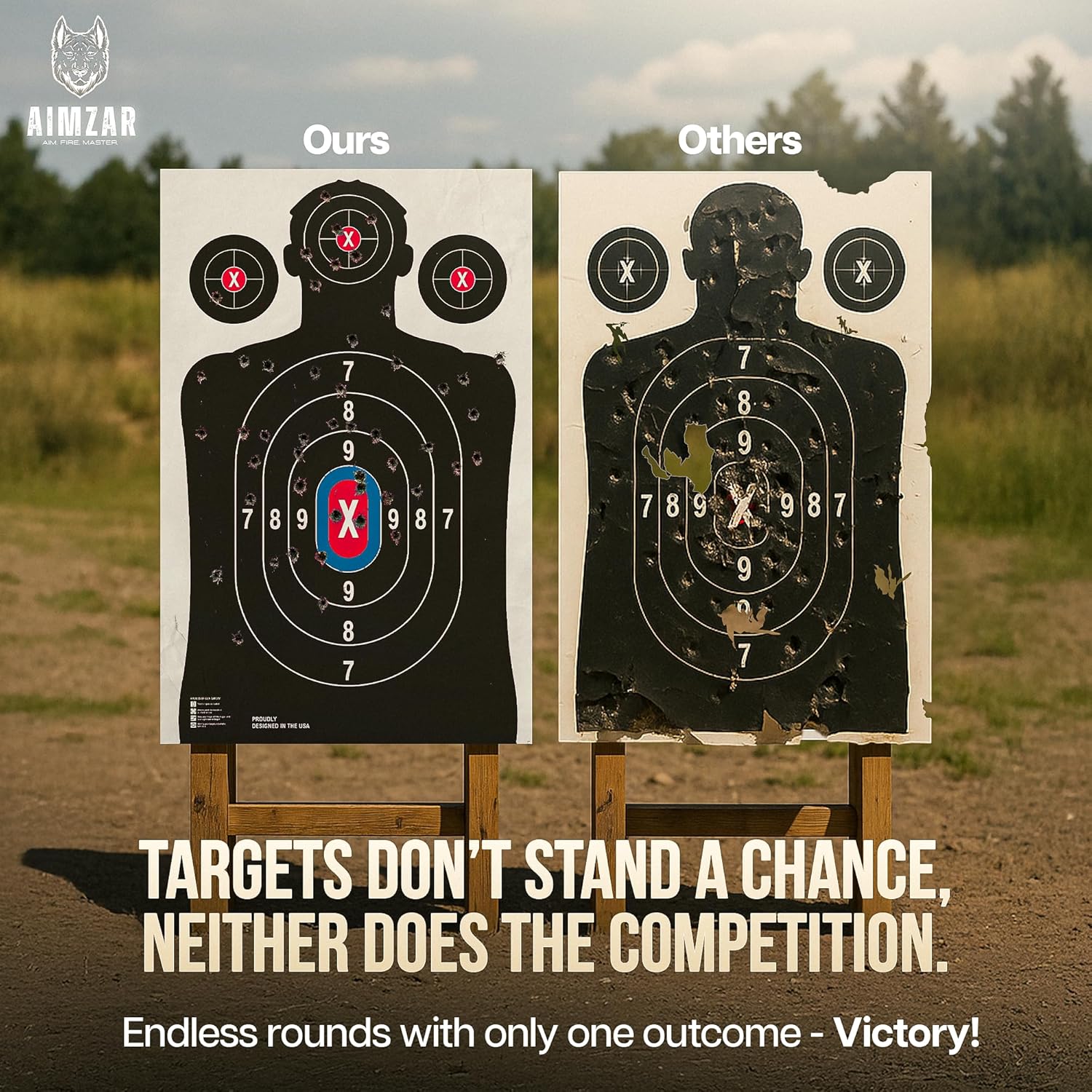 **Regine Switzerland Heavy Duty Shooting Targets - Indoor & Outdoor Range Targets for Rifles & Pistols**