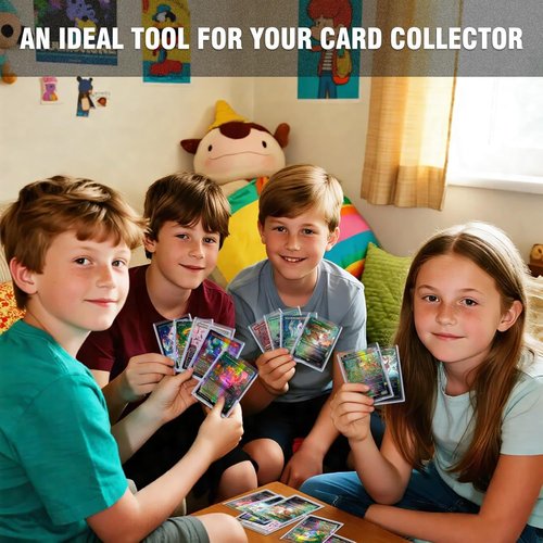 K KNODEL Card Sleeves - 3" x 4" Hard Plastic Protectors for Baseball & Trading Cards (100 Count)