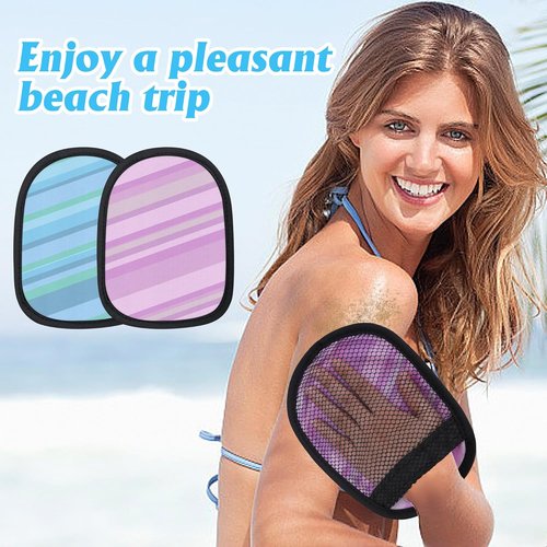 Codree Sand Wipe Off Mitts - 2 Pack Beach Sand Remover Cleaner for Outdoor Activities & Travel