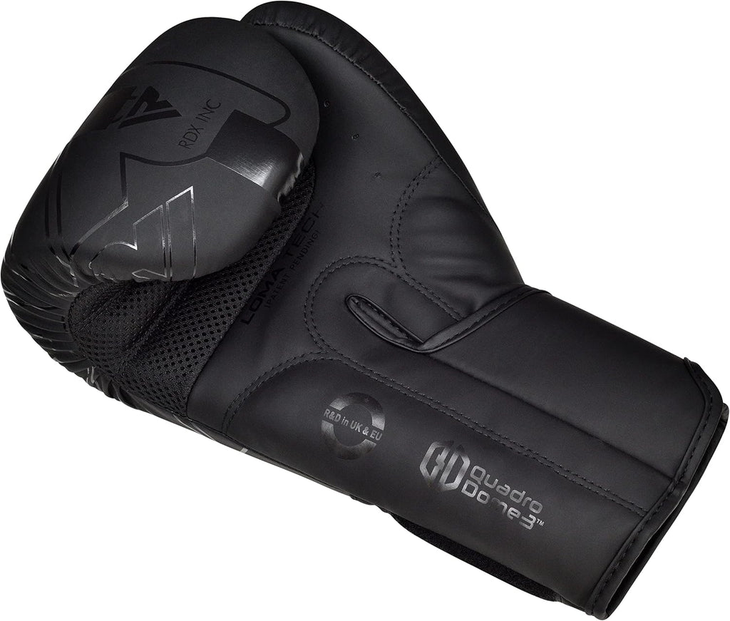 RDX Boxing Gloves - Pro Training & Sparring Gear | Maya Hide Leather for Muay Thai & MMA | Ventilated Palm, Multi-Layered, 8-18 Oz Options