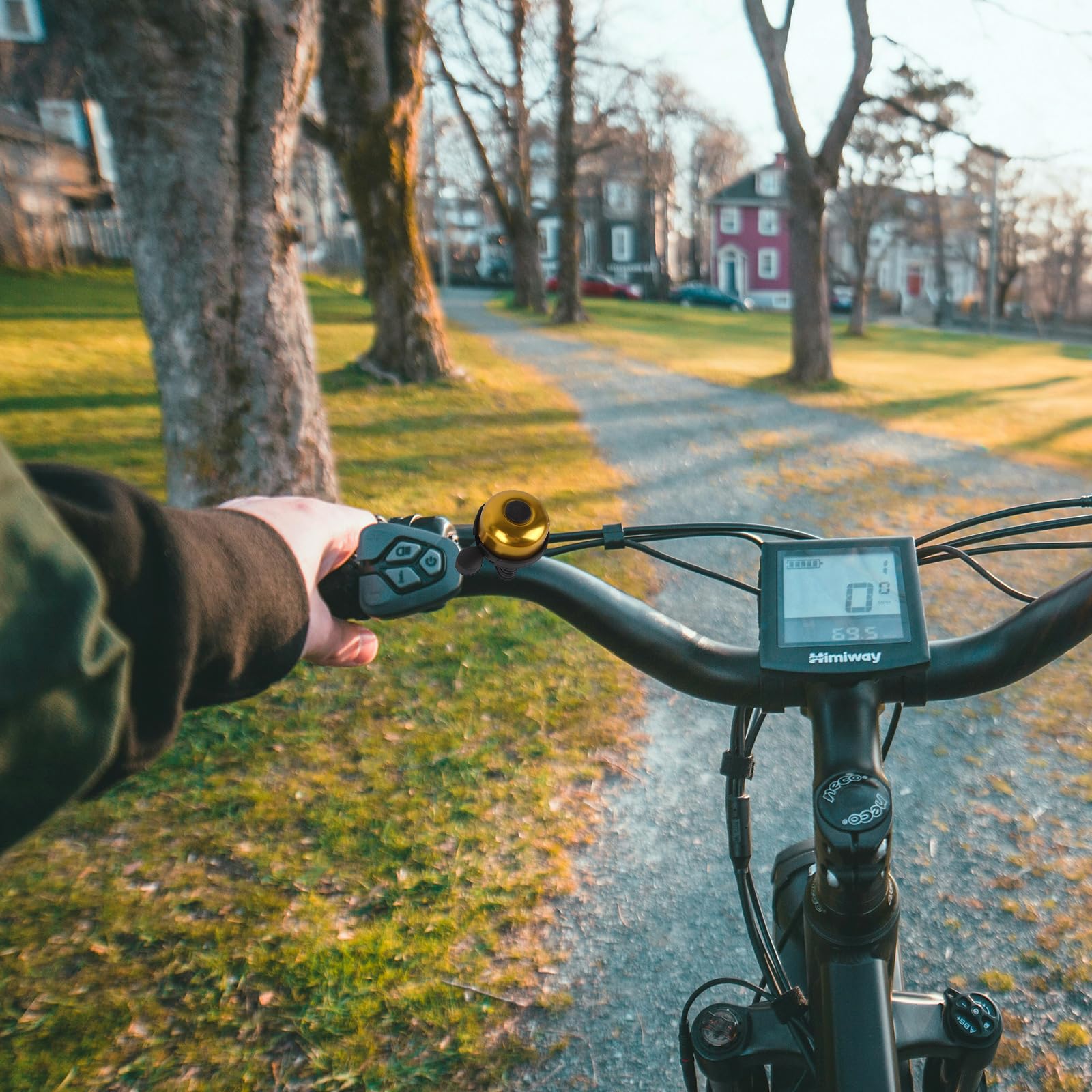 RidingRush Bike Ring Bell for Adult & Kids – Loud Clear Sound Bicycle Bell, Classic Metal Design, Easy Installation Fits Mountain, Road, Folding Bikes & Scooters