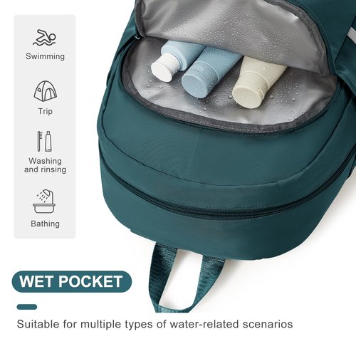 coofay Gym Backpack For Women Waterproof Backpack With Shoe Compartment Lightweight Travel Backpack Sports Backpacks Small Gym Bag