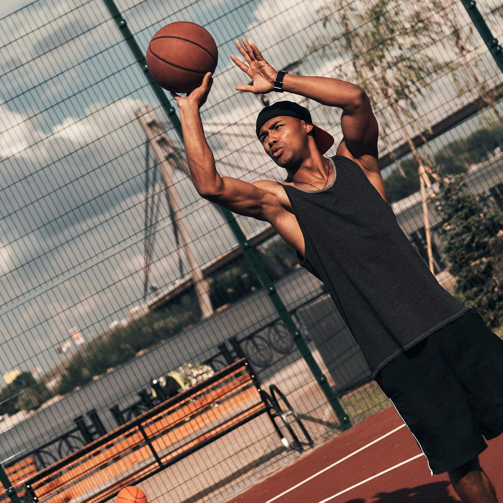 Skiennix Men's Athletic Shorts - Quick Drying Activewear with Pockets for Gym Workouts