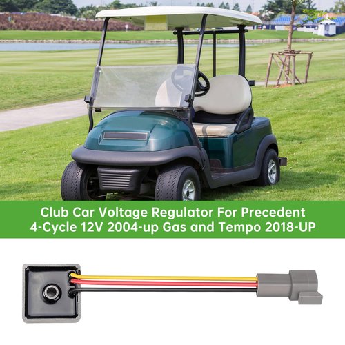 10L0L Golf Cart Club Car Precedent Voltage Regulator 12V 4-Cycle Gas 2004-up Golf Carts, Replace OEM# 1025159-01 1028033-01