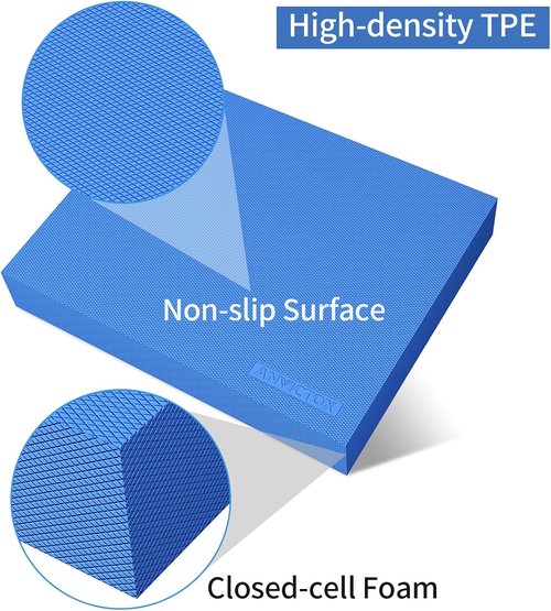 Balance Pad - Large Foam Balance Board for Rehabilitation | 15.8 x 13.2 x 2 Inch for Stability Workouts