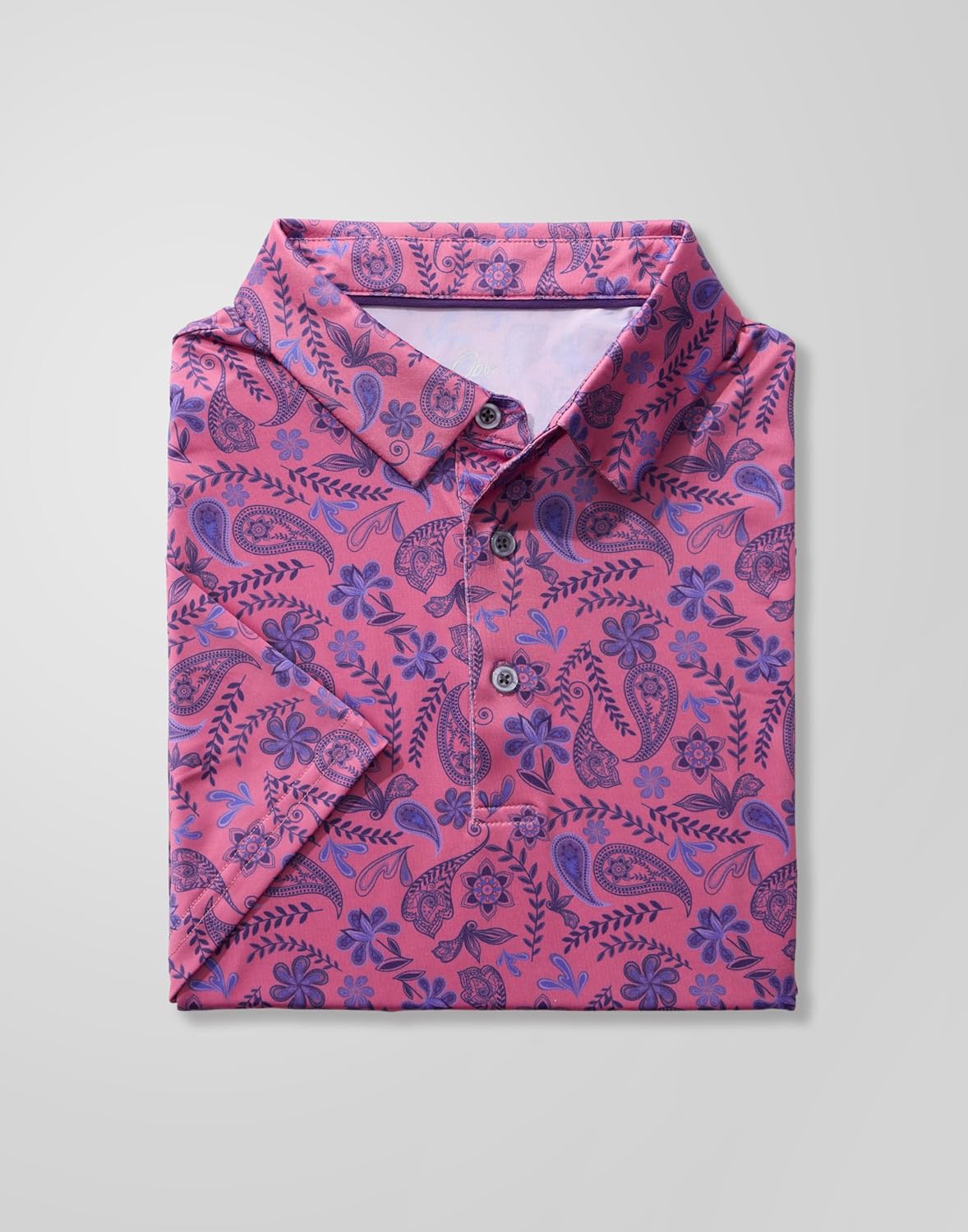 Obla Men's Golf Polo Shirt - Short Sleeve Dry Fit Performance | Moisture-Wicking Casual Design