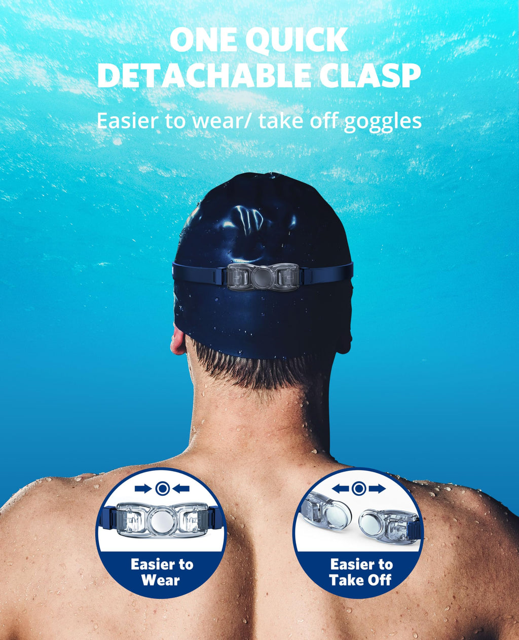 Aegend Swim Goggles 2-Pack, No Leaking Anti-Fog UV Protection Mirrored Swim Glasses for Adult Men Women, Wide View Outdoor