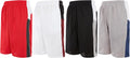 Skiennix Men's Basketball Shorts - Active Athletic Performance Gym Shorts with Pockets | 4 Pack