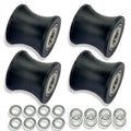 DAFORE Upgraded Machined Wheels/Rollers Compatible with Bayou Fitness,Total Trainer,Taurus,Replacement Parts for DLX,DLXII,DLXIII,ADV DLX,Pilates Pro 2000 2500 3000 3500 4000 570,4Pcs