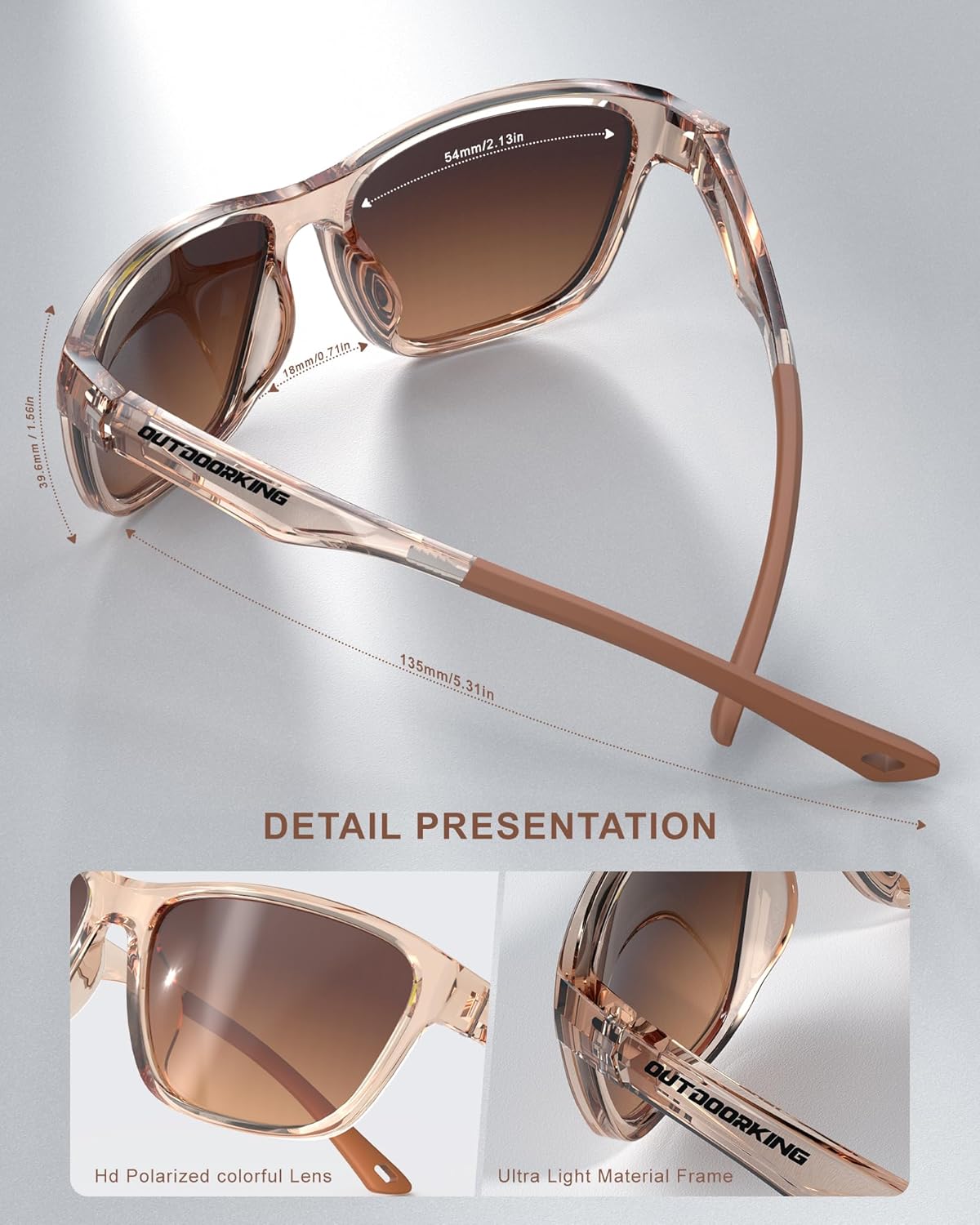 Polarized Sunglasses by [Brand Name] - UV Protection for Men & Women | Ideal for Running, Cycling, Fishing, Golf