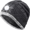 HIGHEVER LED Beanie Hat - Warm Winter Gift with Built-In Light for Men, Teens & Dads