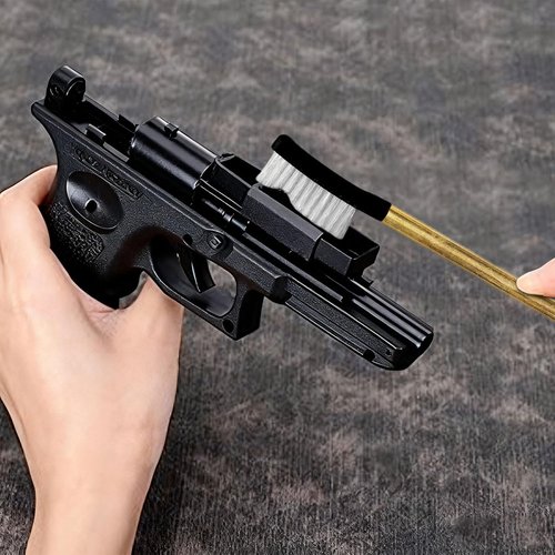 Gun Cleaning Kit - 25-In-1 Universal Handgun Cleaning Set for .22 to .45 Caliber | Essential Gun Brush Tools