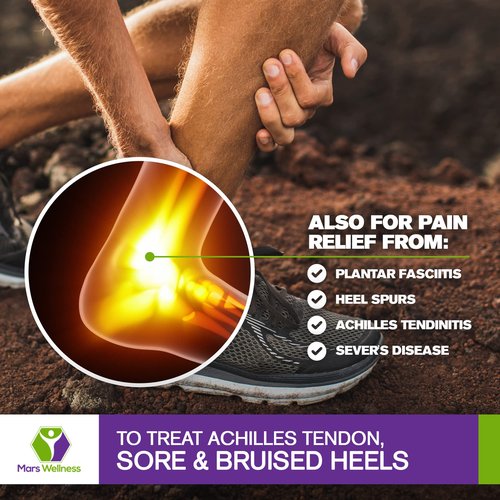Foam Heel Cushion Pad 1/2" Non Adhesive - Foot Pain Relief (12 Pack (6 Pair))