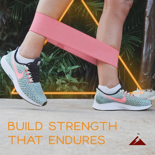 BodyForge Resistance Bands for Working Out, 3 Booty Bands for Women Men Fabric Elastic Bands for Exercise Bands Resistance Bands for Legs Bands for Working Out Hip Thigh Glute Bands Set & Carry Bag