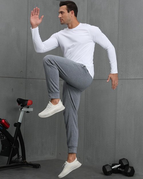 MLYENX Fleece Sweatpants for Men - Comfy Athletic Jogger Pants with Pockets | 2/3 Pack