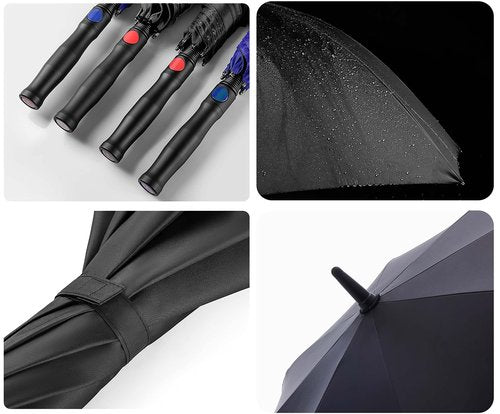 Lynkaye Golf Umbrella 80 Inch Extra Large Oversize, Automatic Open Golf Umbrella Windproof Rain Stick Umbrella UV Protection Sports Umbrella