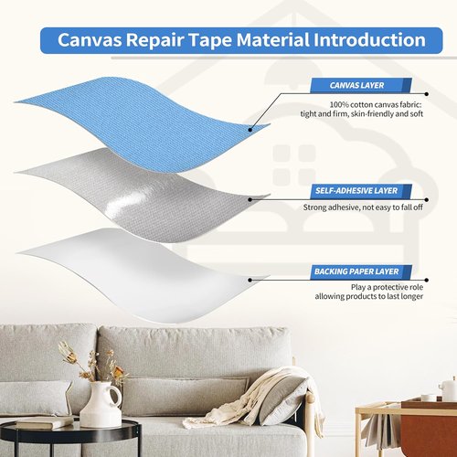 KING MOUNTAIN Repair Tape - Waterproof Self-Adhesive Patch for Outdoor Gear | Ideal for Tents, Boat Covers & More