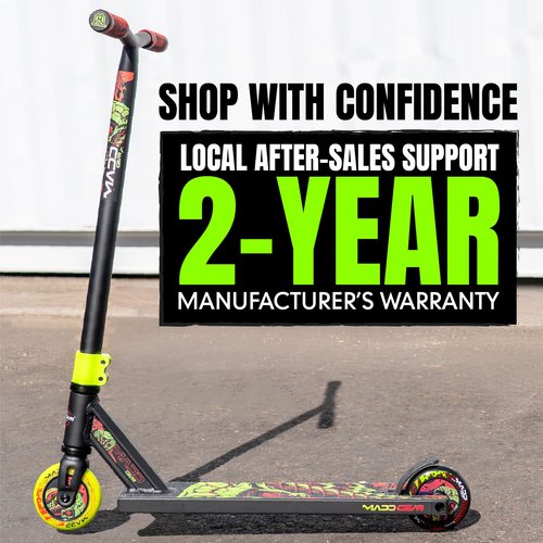Pro Stunt Trick Scooter for Kids Ages 5-12 – Lightweight Durable Freestyle Kick Scooter for Skatepark and Street – Easy Assembly – Madd Gear MG2