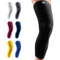 LP SUPPORT 667 Compression Sleeve Leg Full Length for Sports, Cycling, Running, Basketball, for Men Women (Black, M, 1pcs)