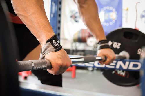 Gymreapers Lifting Wrist Straps - Padded Neoprene for Weightlifting & Powerlifting | 18-Inch Cotton Length
