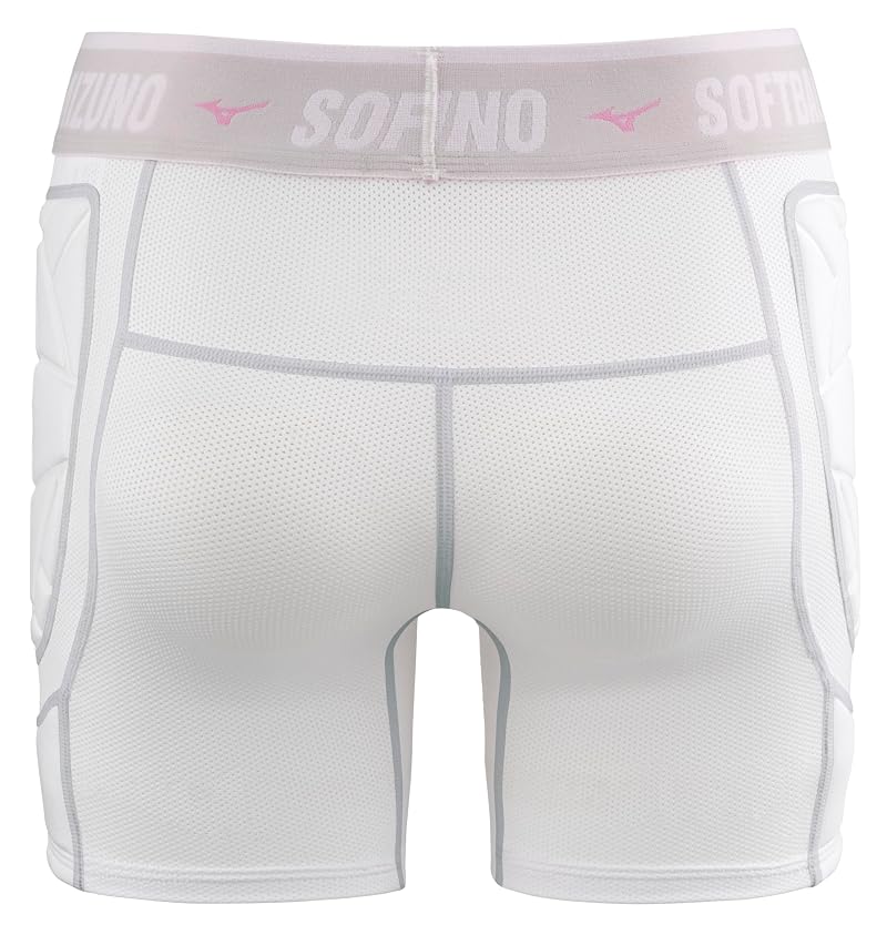 Mizuno RB Shield Padded Baseball Sliding Shorts — Women’s White Small