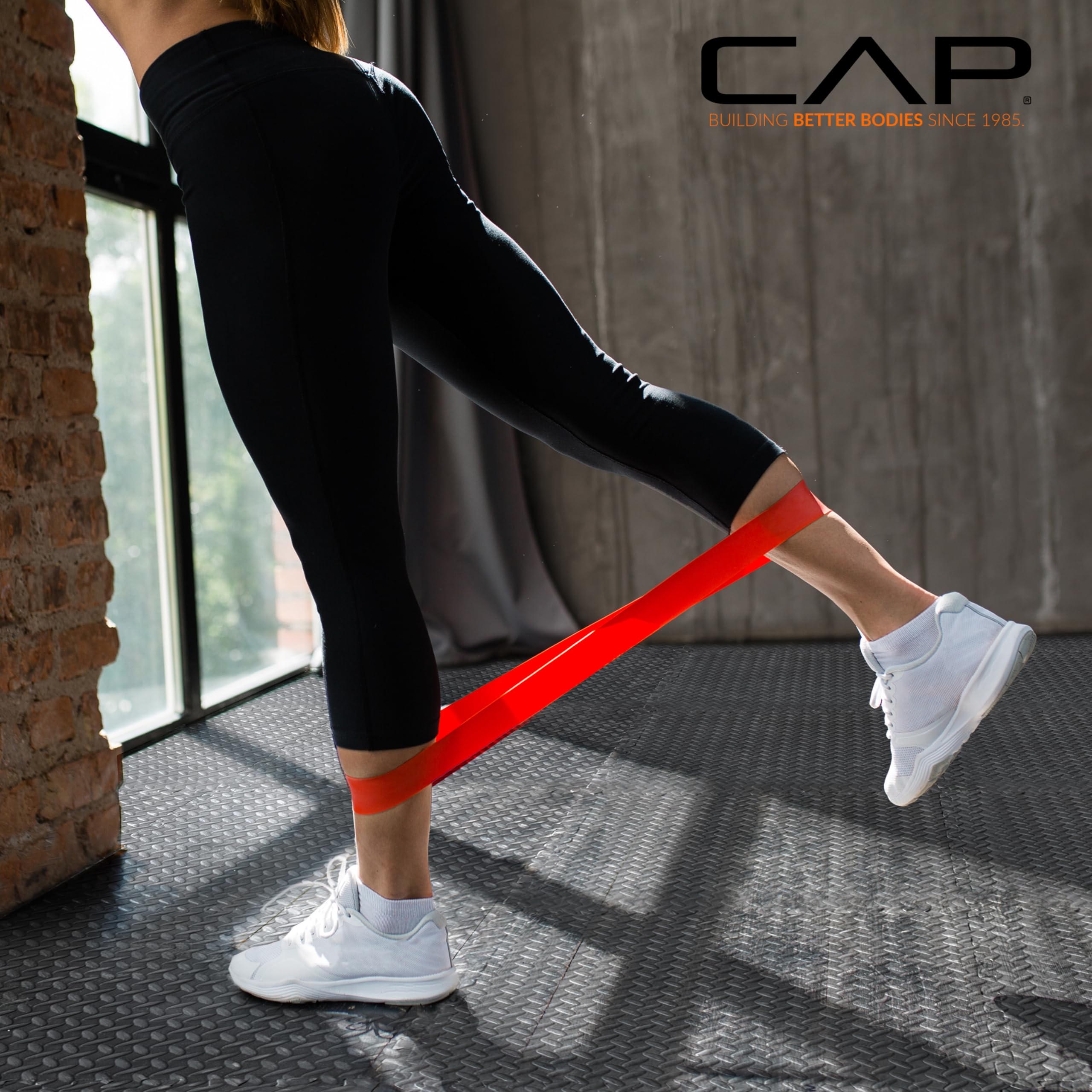 CAP Barbell 1/2-Inch Interlocking EVA Foam Exercise Puzzle Mat Home Gym Flooring - 3 Pack | 24" x 24" x 1/2" | T Pattern - Blue