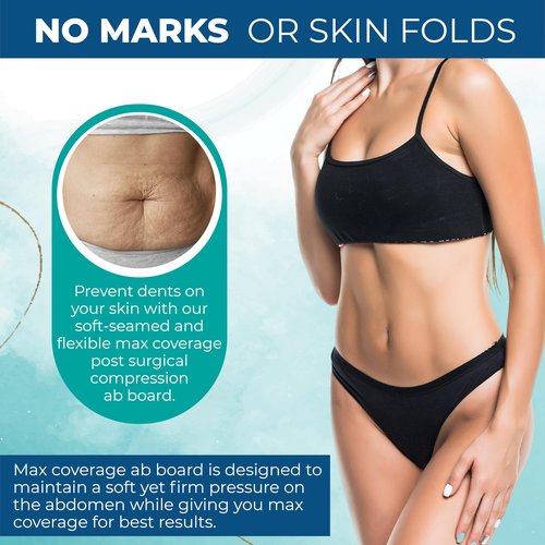 Lipo Express Max Coverage Abdominal Definer Foam Board Black