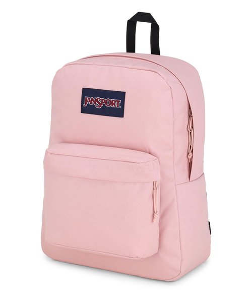 JanSport Superbreak Backpack - Durable, Lightweight Premium Backpack, Misty Rose