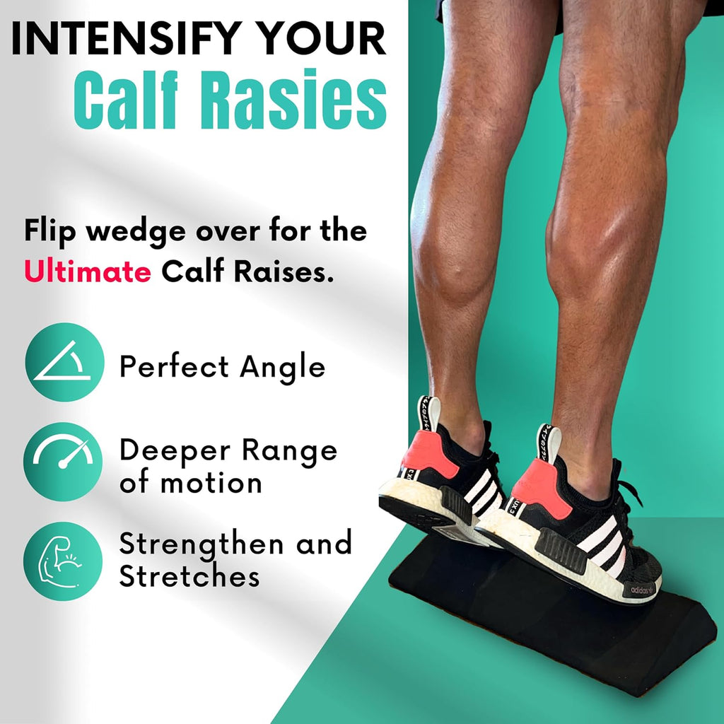 Skiennix Slant Board for Calf Stretching - Balance Board for Plantar Fasciitis & Achilles Tendonitis Relief
